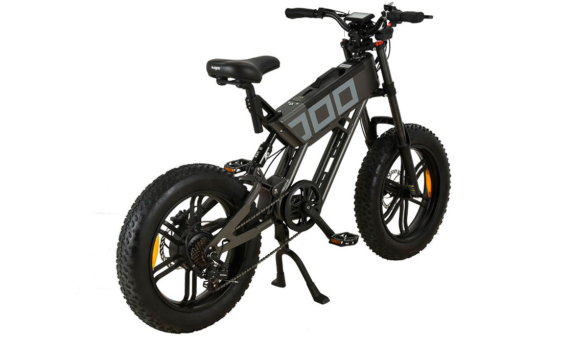Фотографія Електровелосипед фетбайк KUGOO T-01, (500 Вт; 13 Ah; 48 В) 20х4", сірий 8