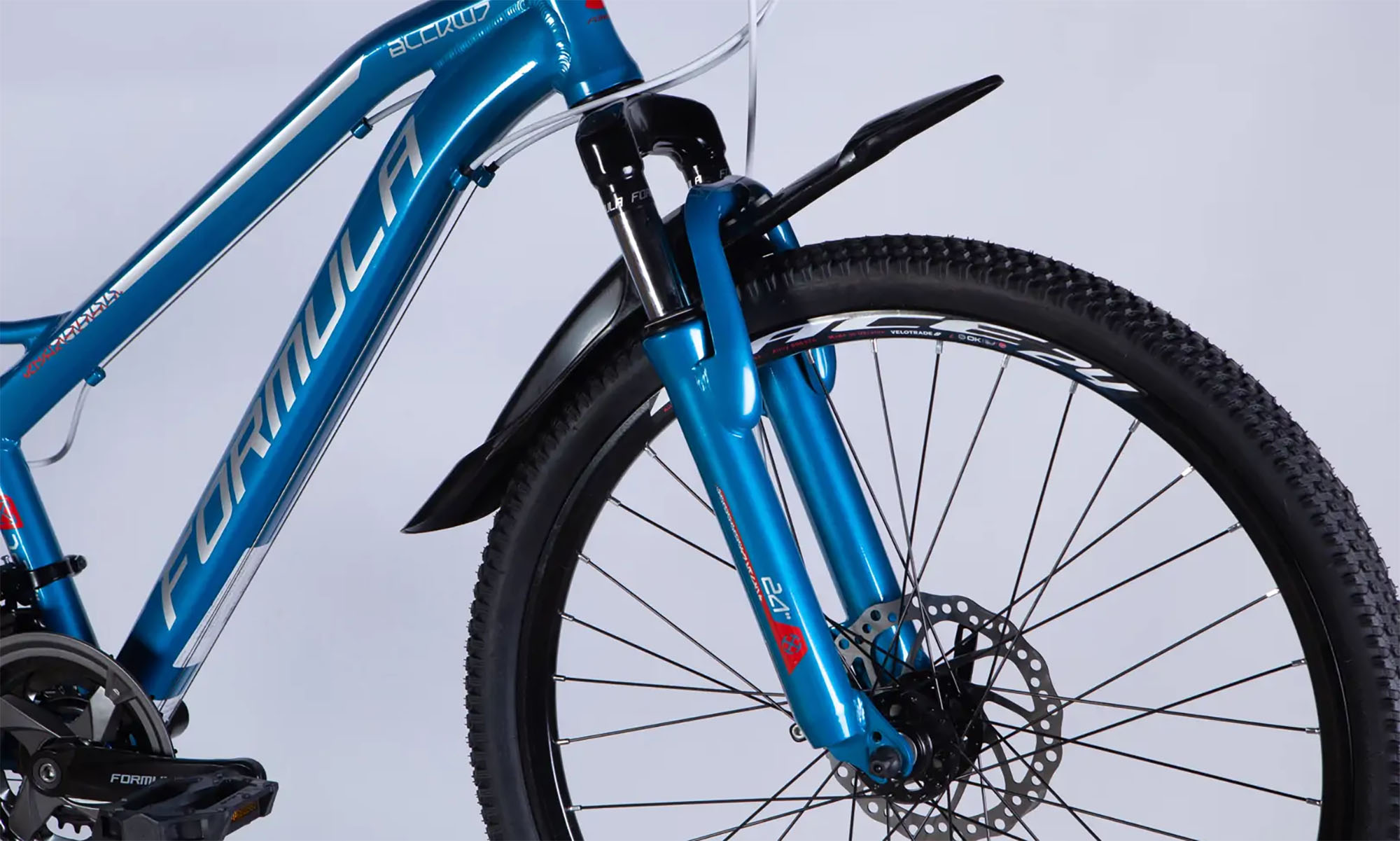 Велосипед Formula BLACKWOOD DD FR, 24", размер XS, рама 12,5", 2026, синий 7