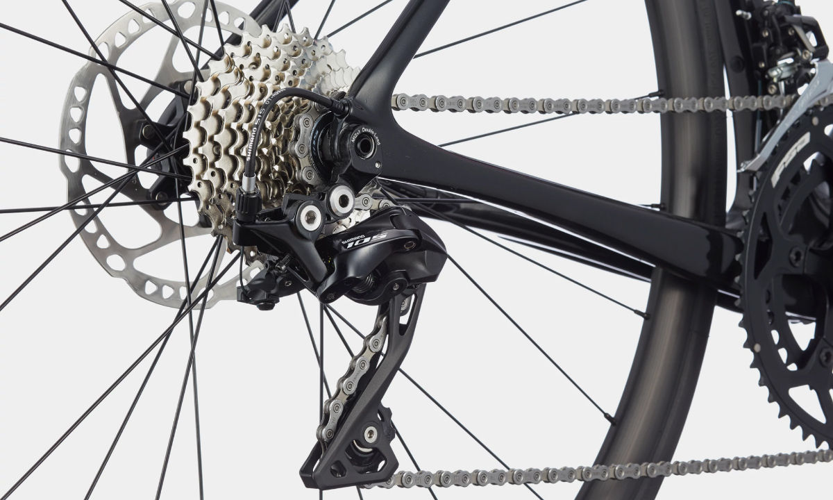 Велосипед Cannondale SUPERSIX EVO Carbon Disc 105 28" (2021) 2021 Чорно-білий 4