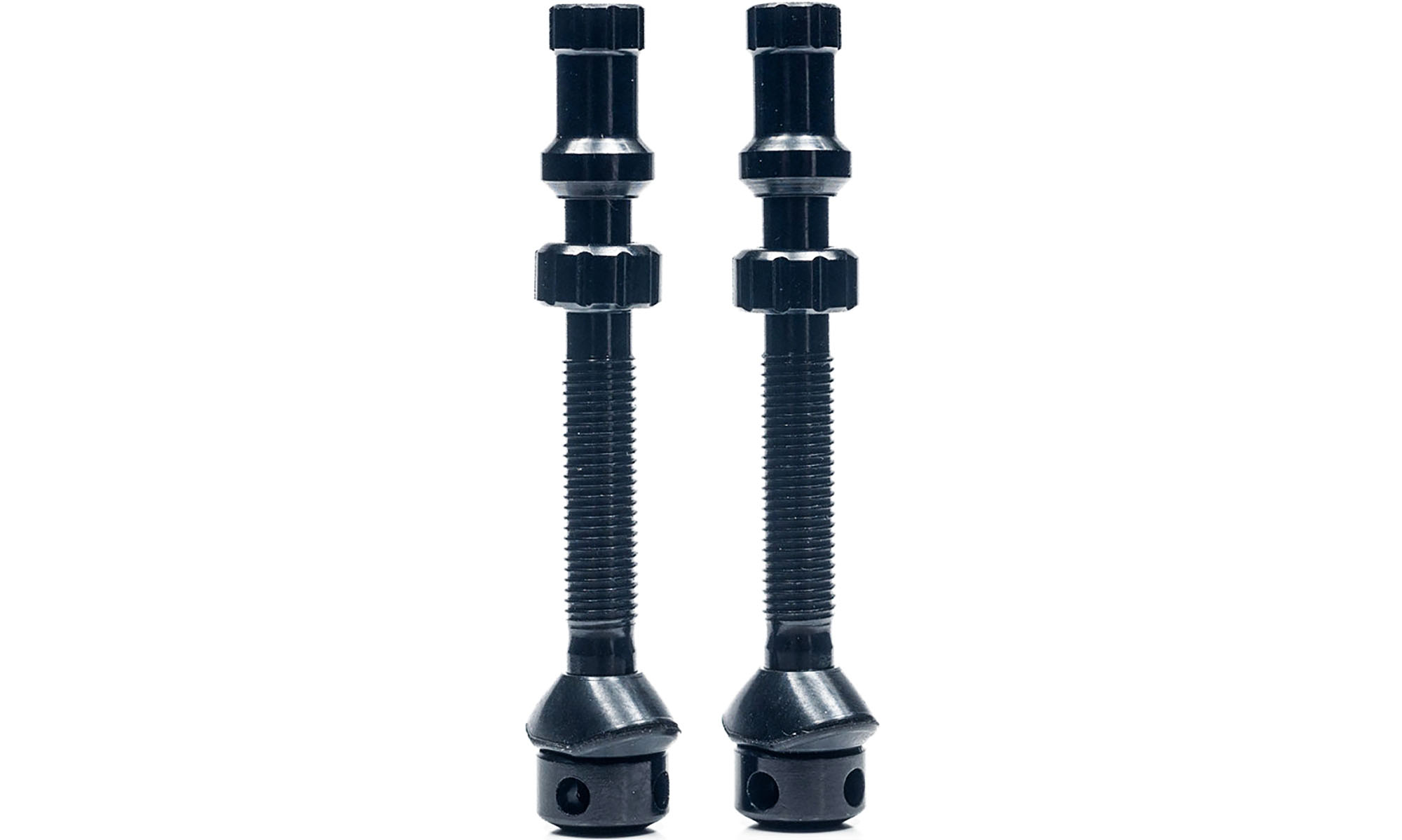 Безкамерний ніпель Stan's Universal+ Valves, medium, FV 44 мм, алюміній, пара, чорний 