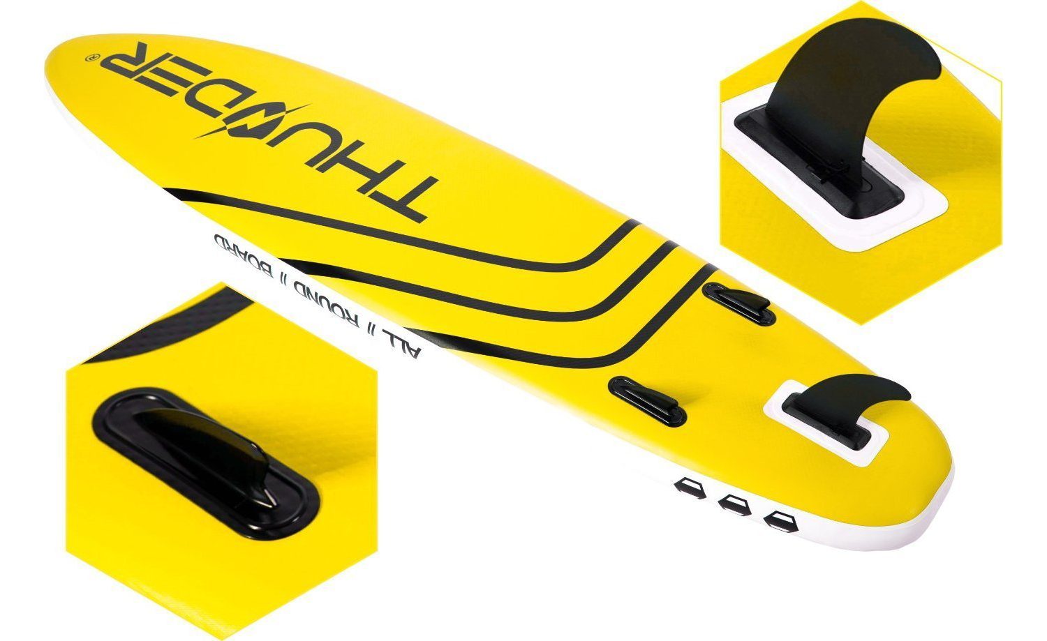Сапборд SUP THUNDER COAST YELLOW 320 12