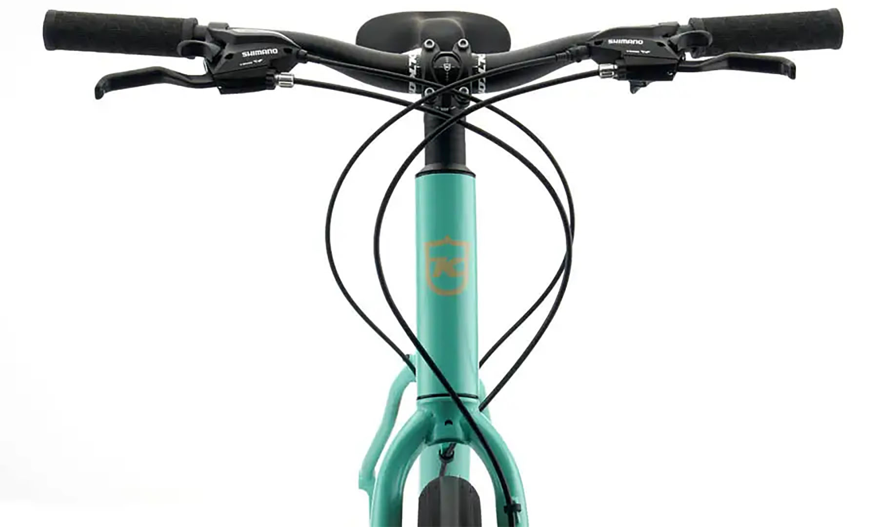 Фотография Велосипед дорожный Kona Dew Green 27.5" размер рамы L, 2022, Mint Green (мятный) 2