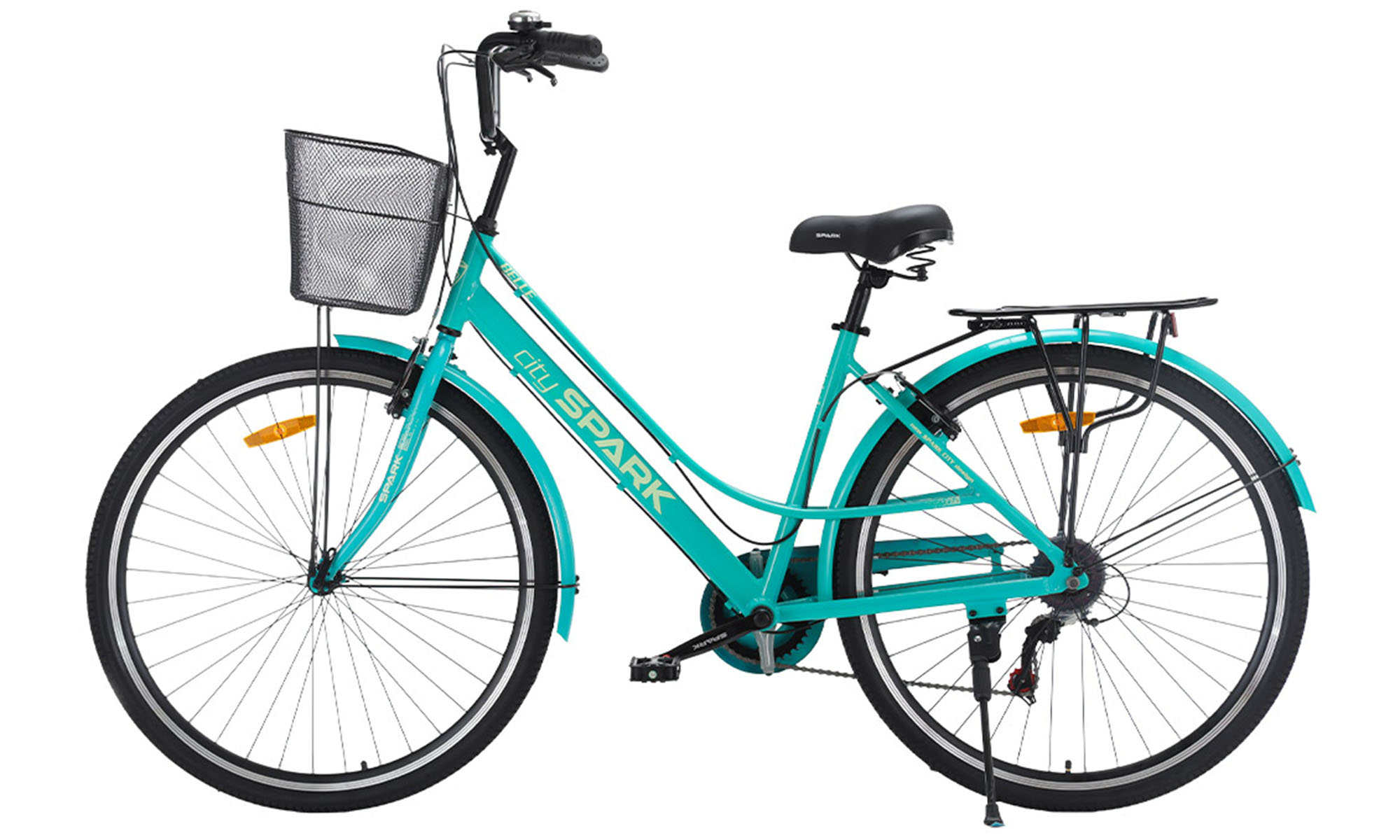 Велосипед SPARK CITY BELLE 28", розмір L, рама 18", рік 2026, бірюзовий 2 Велосипед SPARK CITY BELLE 28", розмір L, рама 18", рік 2026, бірюзовий 2