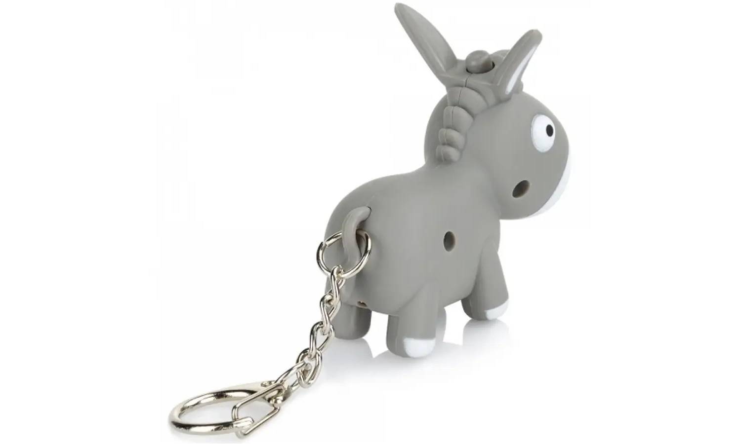 Брелок-фонарик Munkees 1110 Donkey LED grey 2