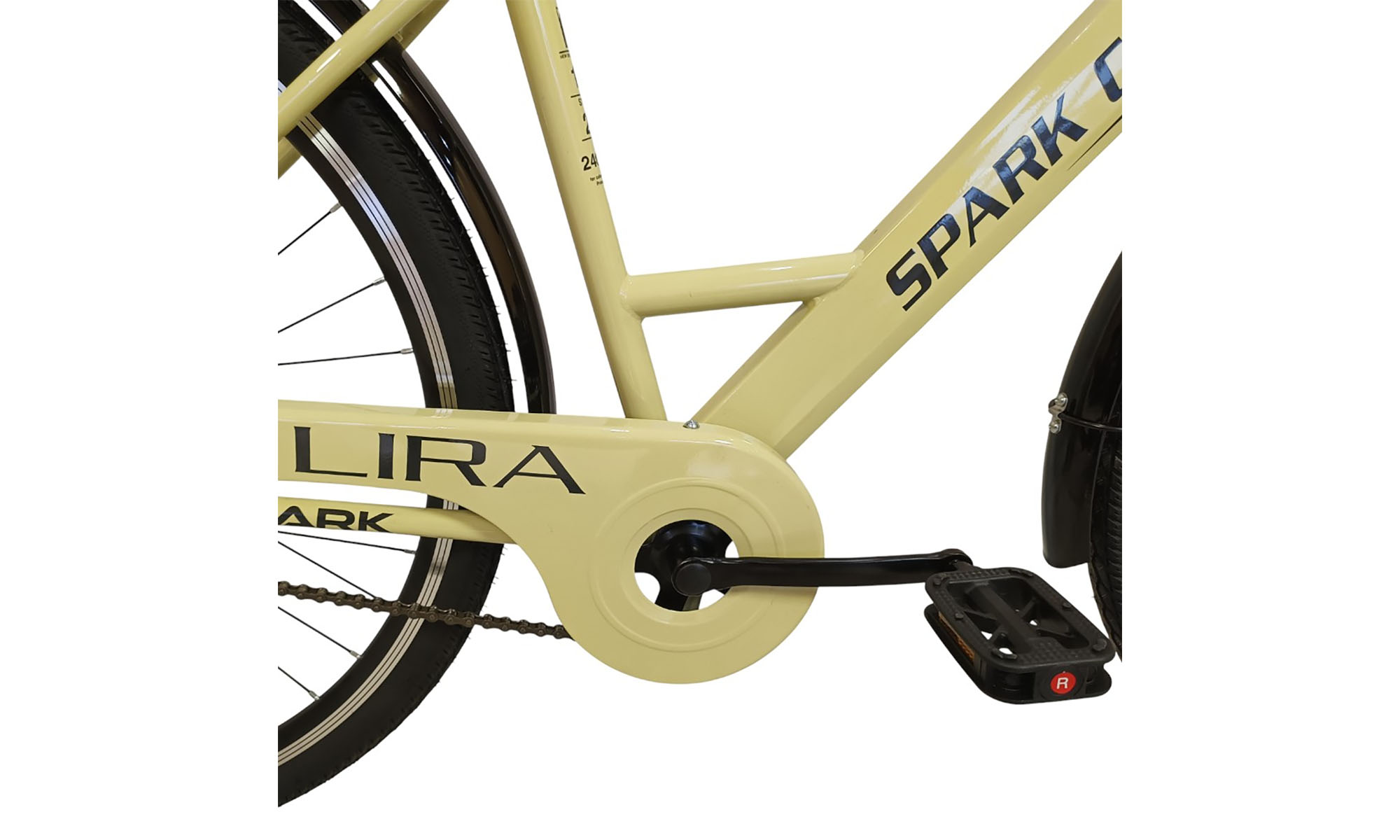 Велосипед SPARK CITY LIRA 28", размер M, рама 18", год 2026, желтый 2