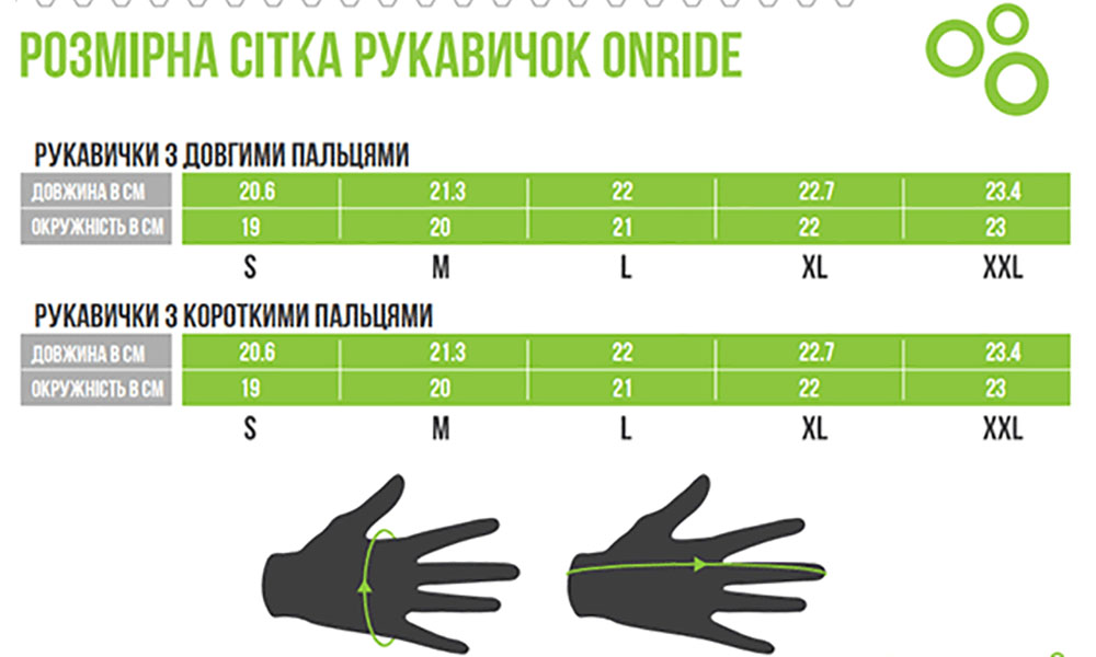 Перчатки ONRIDE Long 20 UA цвет серый/черный размер S 2