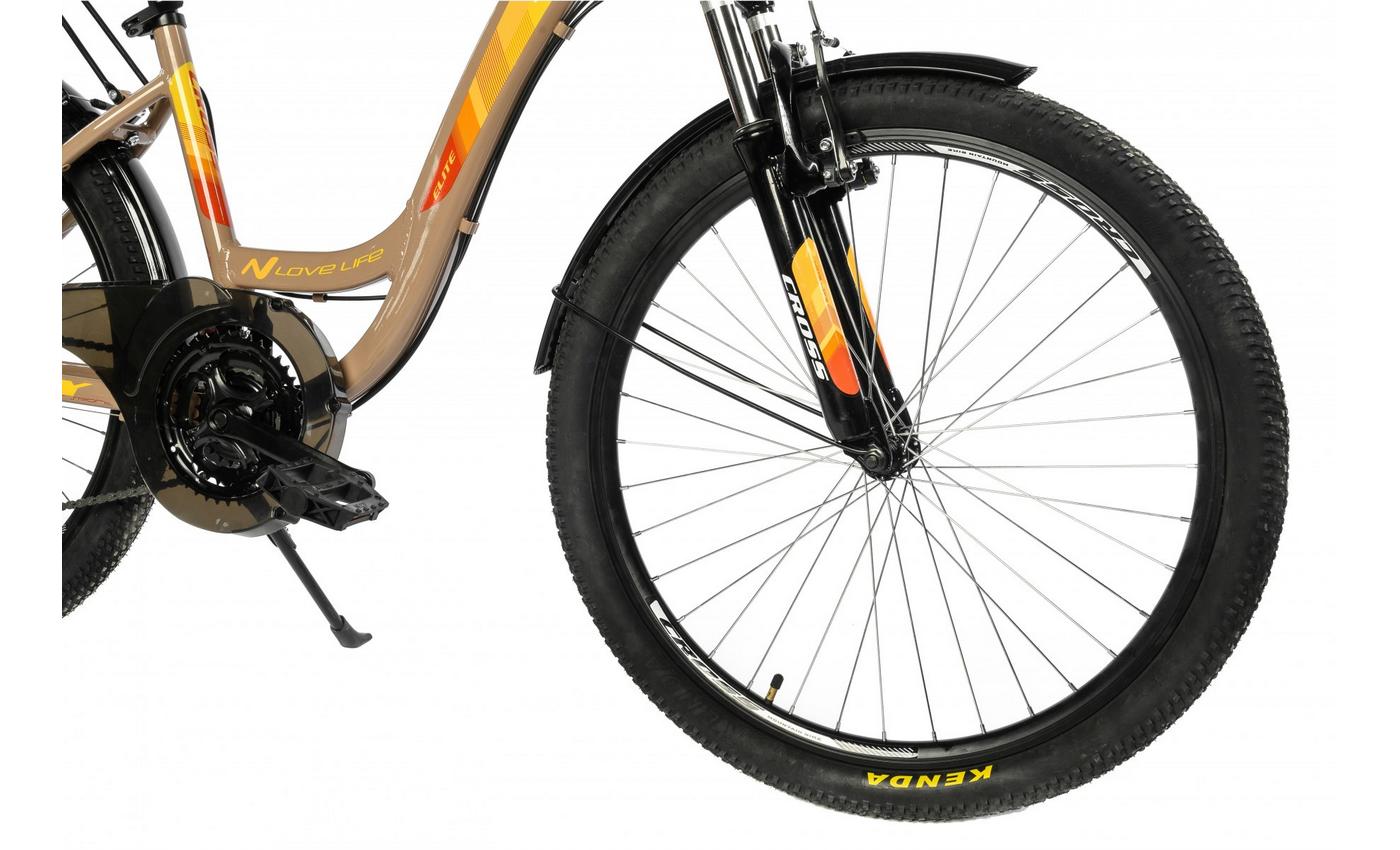 Велосипед Cross Elite 26" размер М рама 17 2022 Коричневый 3 Велосипед Cross Elite 26" размер М рама 17 2022 Коричневый 3