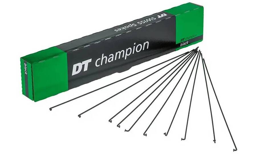 Спицы DT SWISS Champion 2.0 x 300мм х 100шт (Черный) 