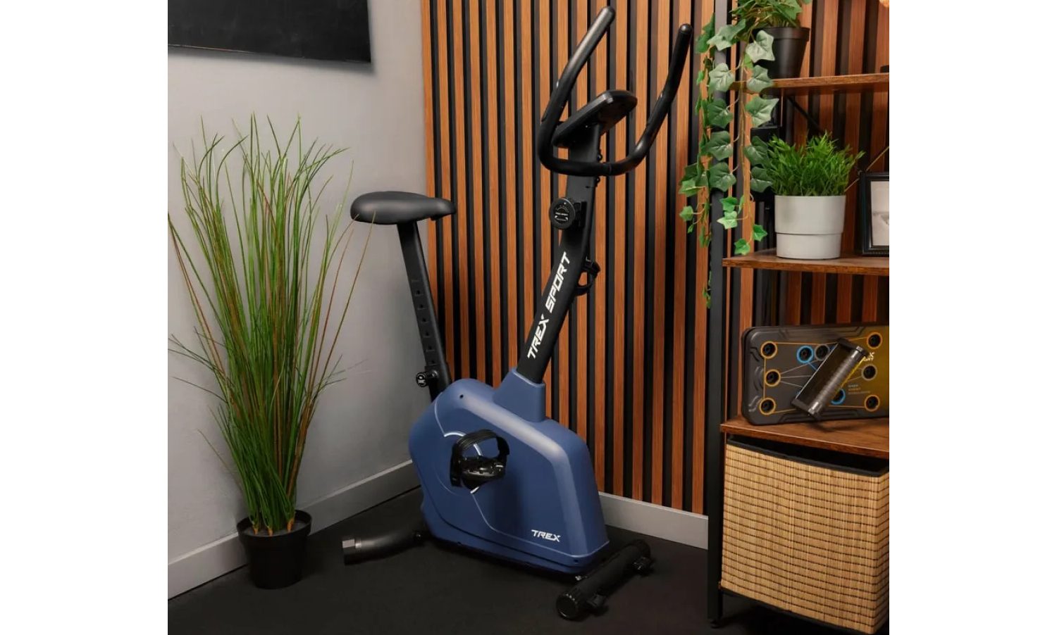 Велотренажер Trex Sport TX-380MB Rigon магнитный темно-синий 7