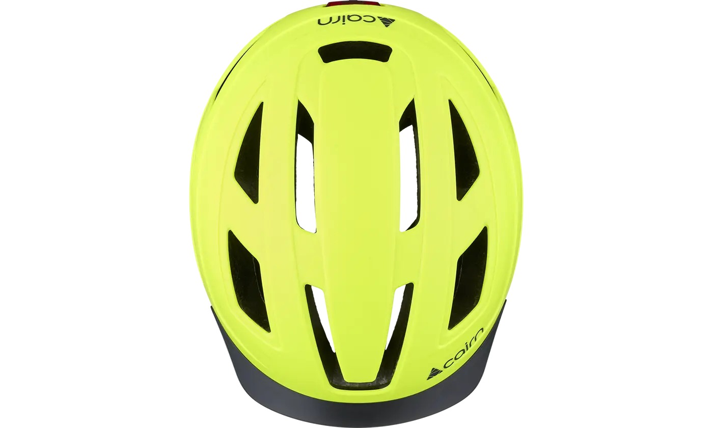 Велошлем Cairn Clarke mat neon yellow розмір М 55-58 см 2