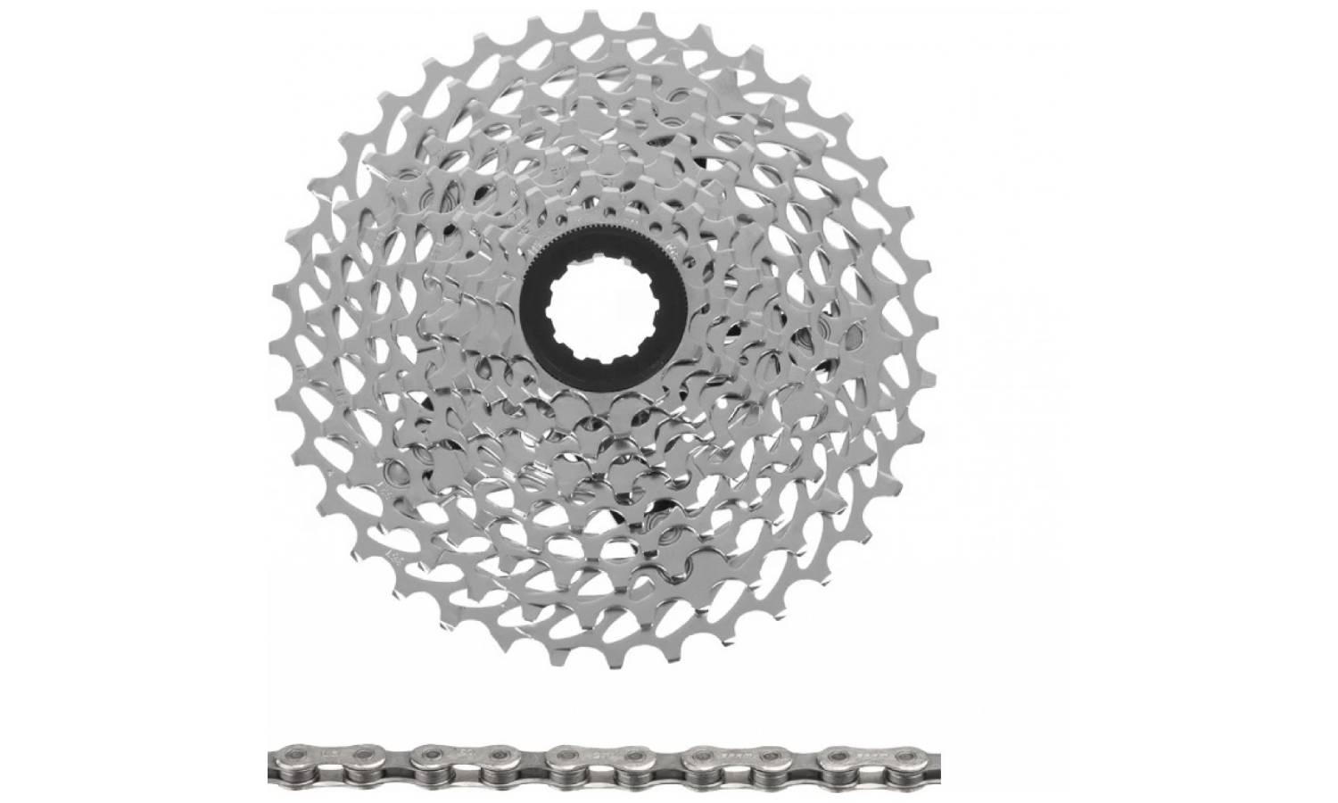 Фотография Кассета Sram PG1030 10sp 11-36 + цепь Sram PC1031 группсет