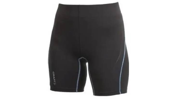 Фотографія Шорти Craft Performance Run Fitness Shorts жіночі, розмір XS, сезон SS 08, чорно-сірий