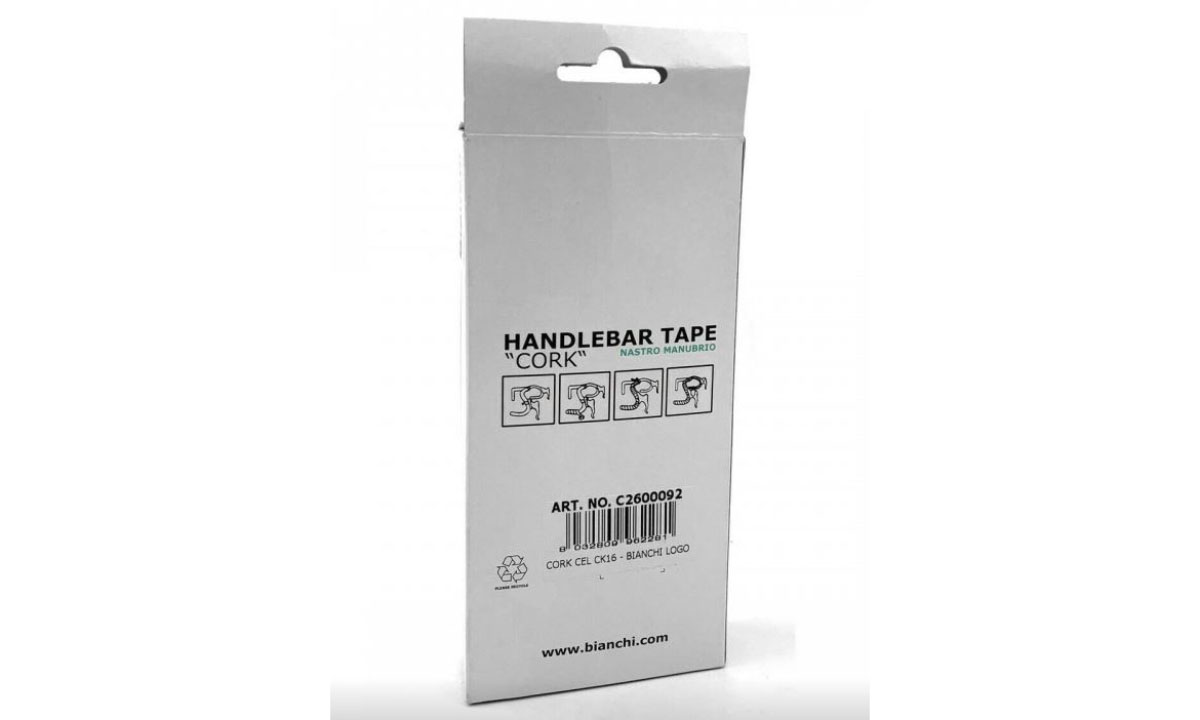 Обмотка руля BIANCHI Cork Celeste, зелено-голубой 2 Обмотка руля BIANCHI Cork Celeste, зелено-голубой 2
