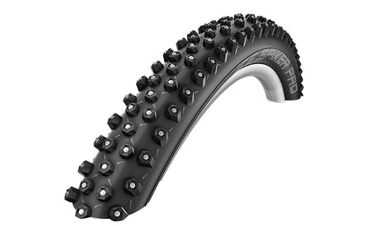 Фотографія Покришка Schwalbe 29x2.25 (57-622) ICE SPIKER PRO Evo, LiteSkin, Evolutoin Folding B/B-SK HS379 (402 Alu Studs) WiC 67EPI EK black