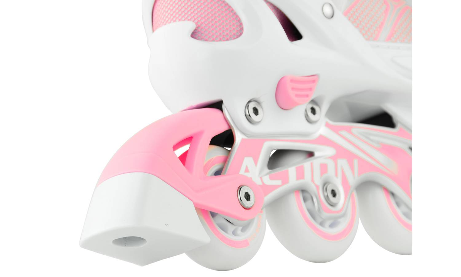 Роликовые коньки Action 2 в 1 Riply размер 33-36 Pink 14