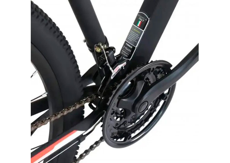 Фотография Велосипед Trinx M100 PRO 29" размер М рама 17 2022 Matt-Black-Red-White 4