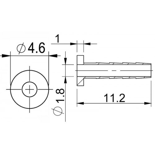 Штуцер ProX для Shimano 2.1мм 2 Штуцер ProX для Shimano 2.1мм 2