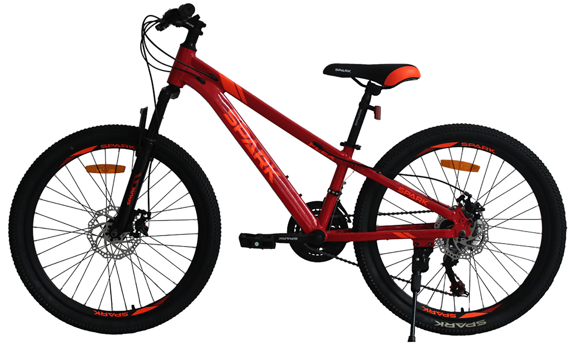 Велосипед SPARK FLEX 24", размер XXS, рама 11", год 2026, красный 2