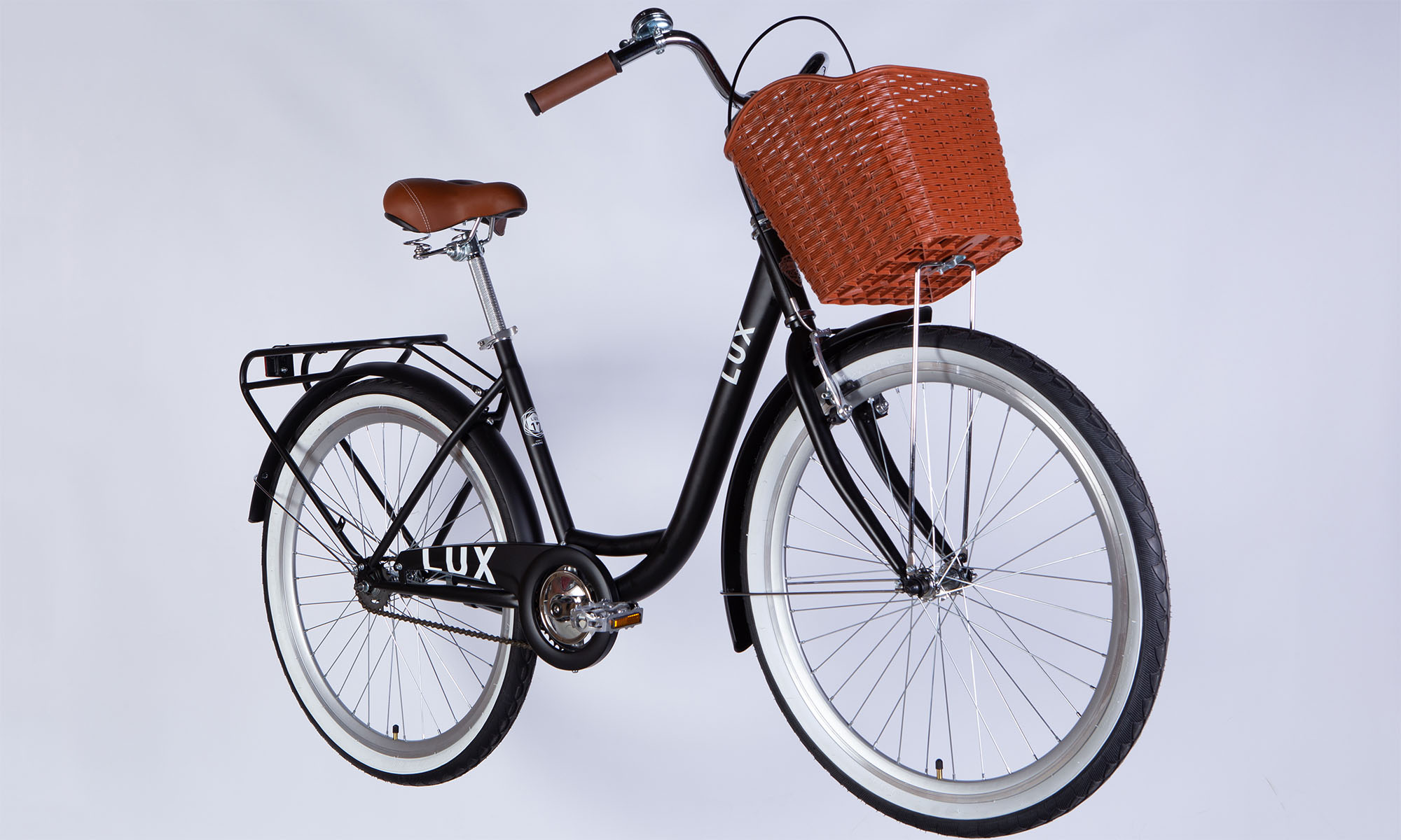Велосипед Dorozhnik LUX Velosteel 26", размер M, рама-17" 2025, черный матовый 3