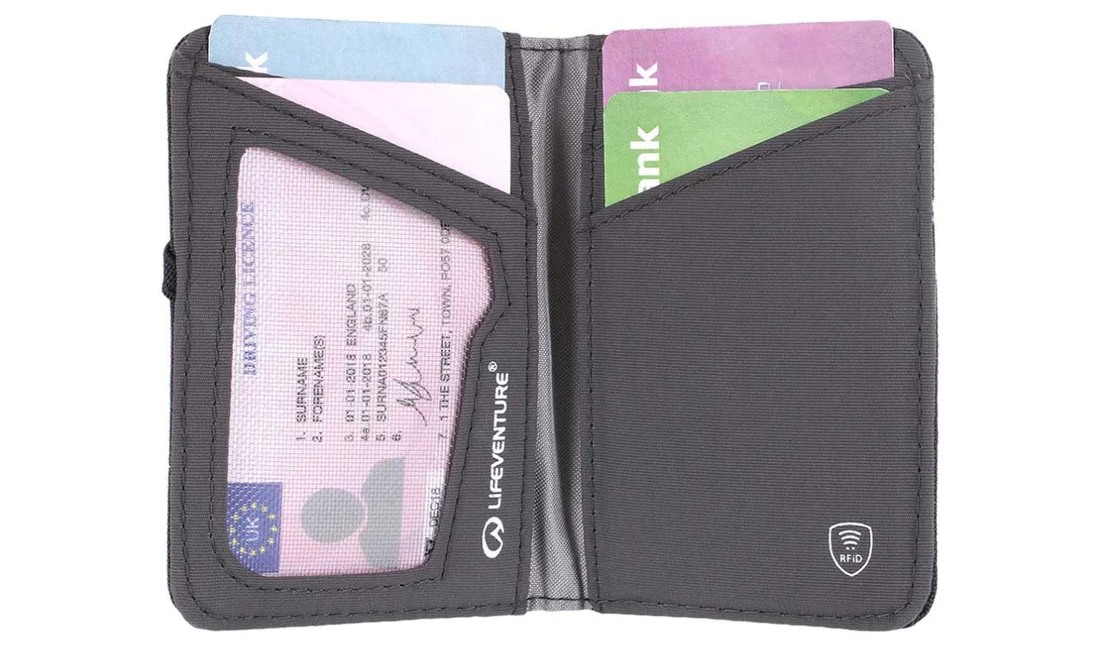 Фотография Кошелек Lifeventure Recycled RFID Card Wallet navy 2