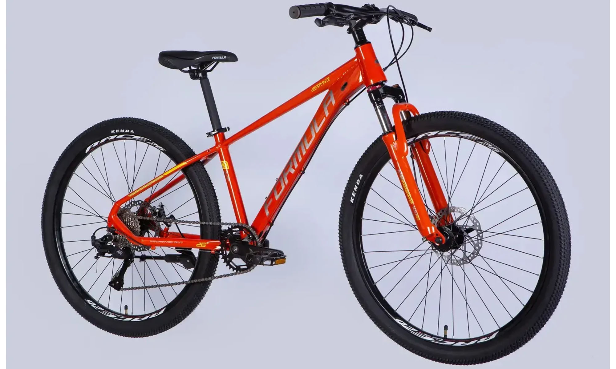 Велосипед Formula ZEPHYR 3.0 DD CS, 26", розмір XS, рама 14", рік 2026, помаранчевий 5