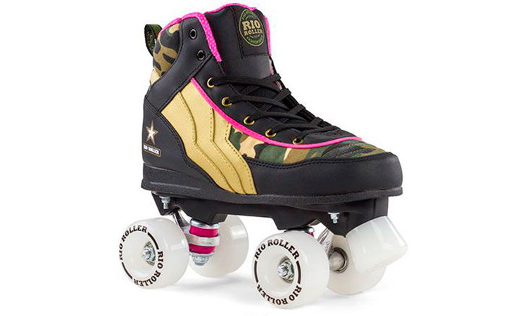 Ролики Rio Roller CAMO LIMITED EDITION, размер 38 Черно-желтый 4