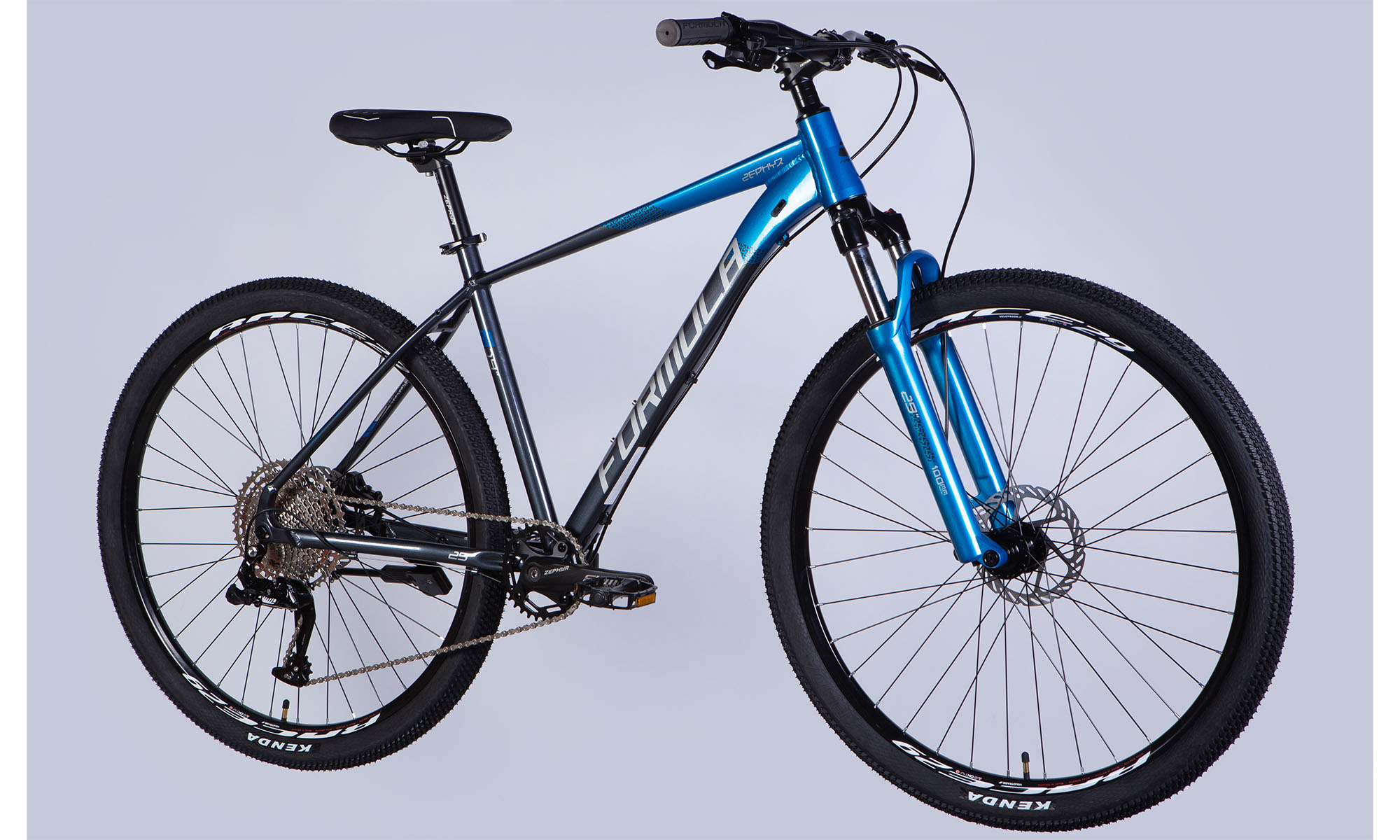 Фотографія Велосипед Formula ZEPHYR EXPERT HDD 29", розмір L, рама-19", 2025, синьо-сірий 7