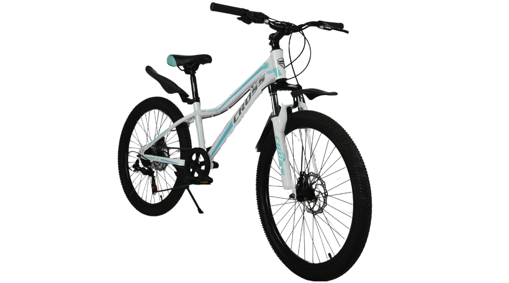 Велосипед Cross SMILE 26", розмір XS рама 13" (2023) Білий-Блакитний 2
