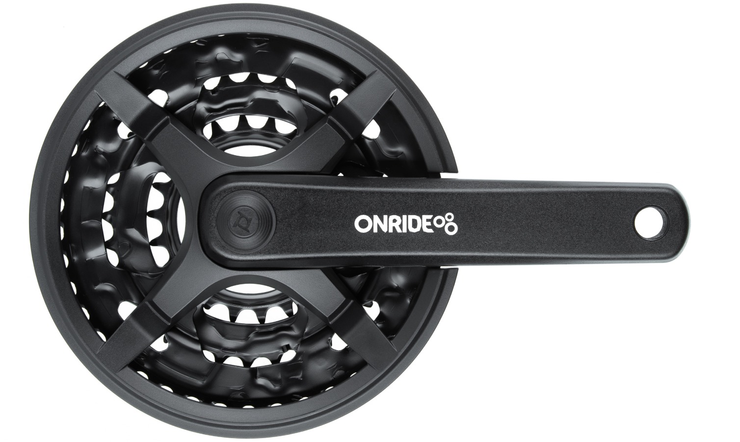 Фотографія Shetons Set of Onride Trio 830p, під площею, 170 мм, 22-32-42t, 8/7/6 мобі., Чорний