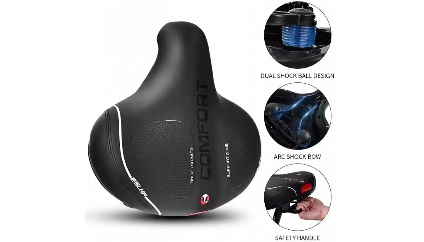 Седло DN SD-24-21 Wide Comfort, черный 2