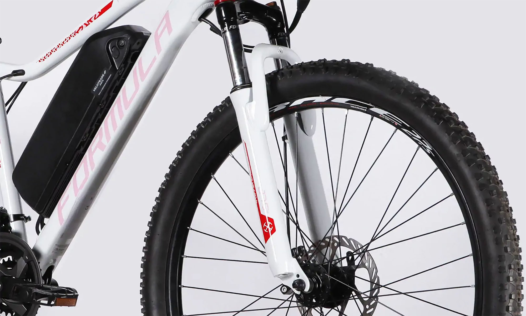 Велосипед з електроприводом Formula eALPINA DD FR 27.5", розмір M, рама-17", 36B, 12.5А*г, 500Вт, год 2026, біло-рожевий 4