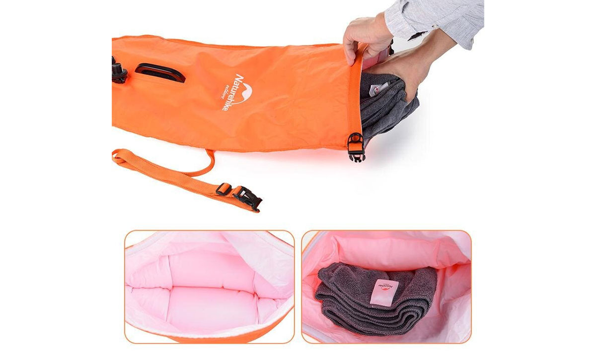 Буй-гермомішок Naturehike NH17S001-G, 28 л, помаранчевий 5 Буй-гермомішок Naturehike NH17S001-G, 28 л, помаранчевий 5