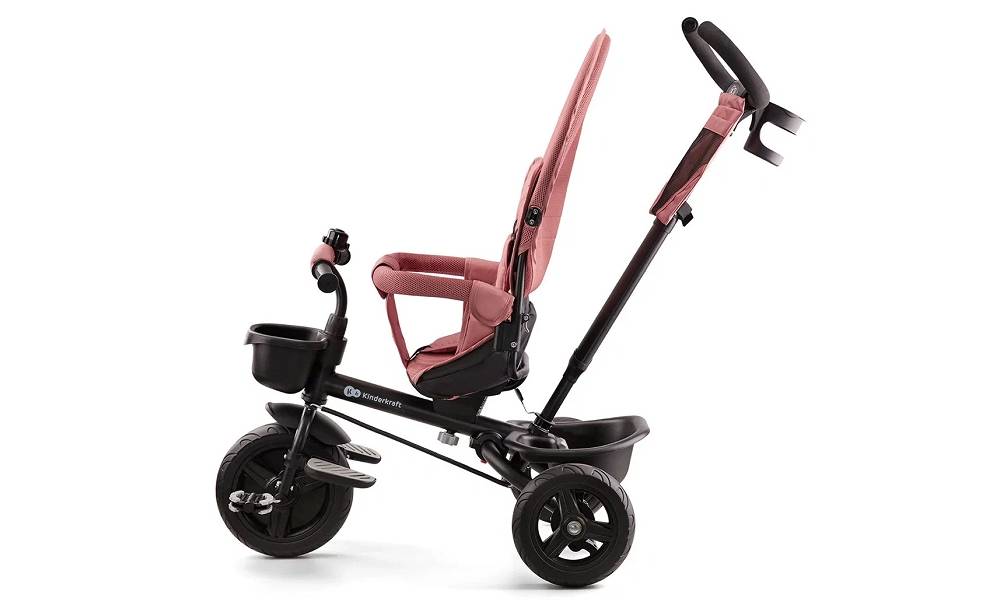 Триколісний велосипед Kinderkraft Aveo Rose Pink 8 Триколісний велосипед Kinderkraft Aveo Rose Pink 8