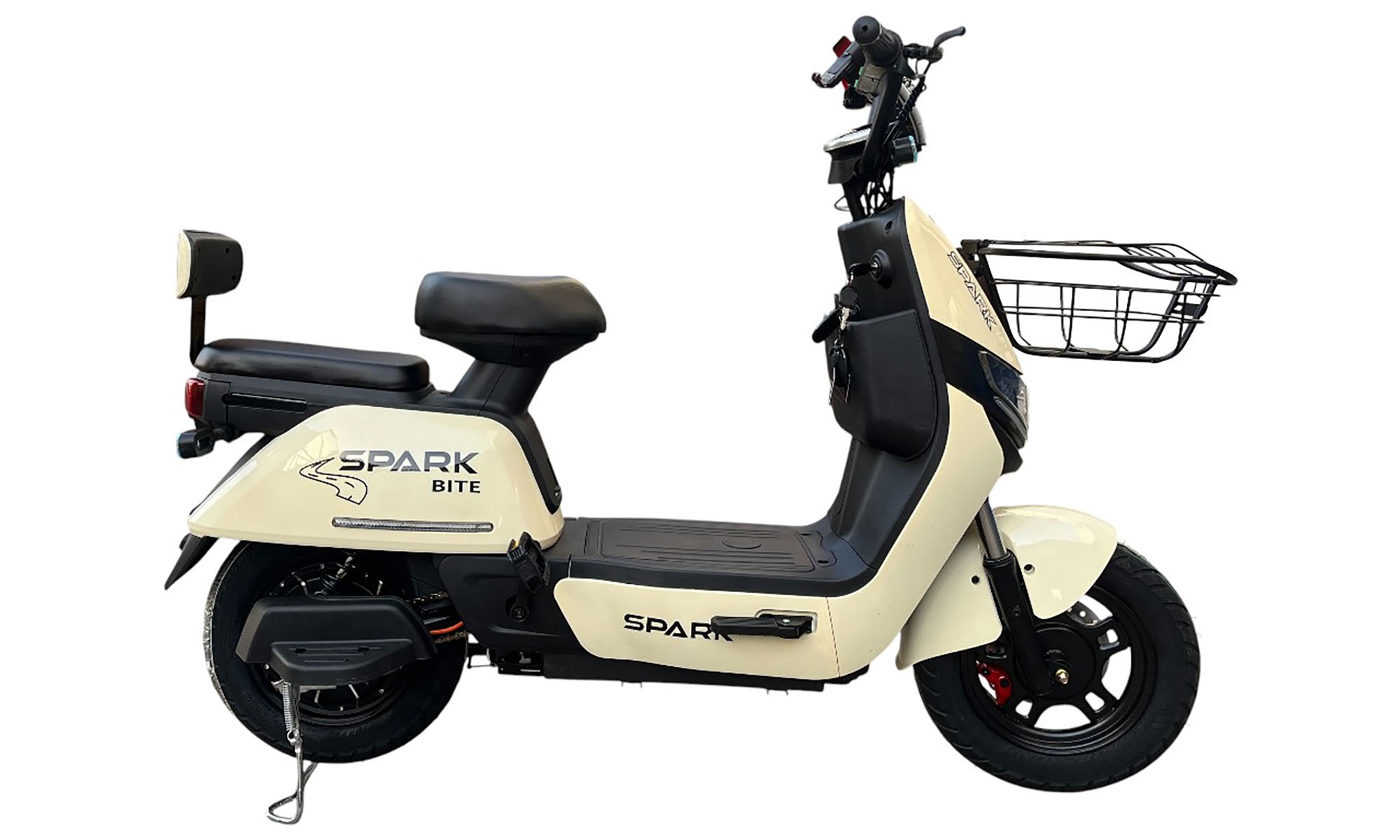 Велосипед с электромотором SPARK BITE 14", 60V/1000W/20Ah, год 2026, Кремово-бежевый 3