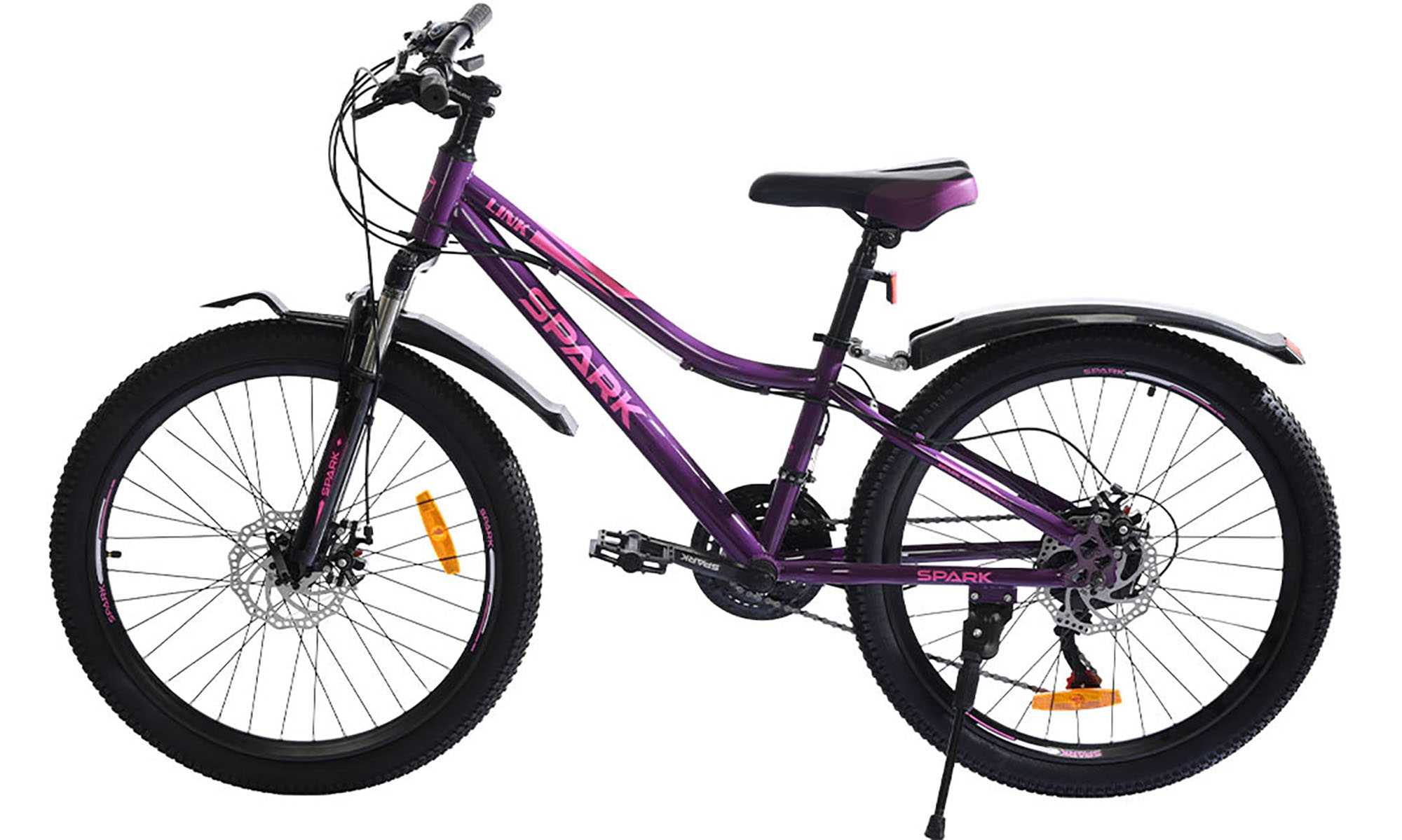 Велосипед SPARK LINK 24", розмір XS, рама 12", рік 2026, фіолетовий 4