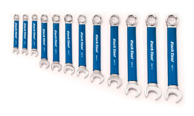 Набор метрических ключей Park Tool 12 шт: 6 мм - 17 мм  blue