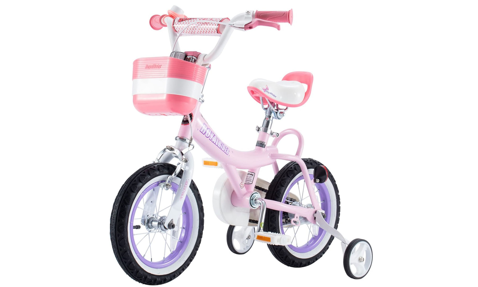 Велосипед RoyalBaby Jenny 14", OFFICIAL UA, рожевий 12