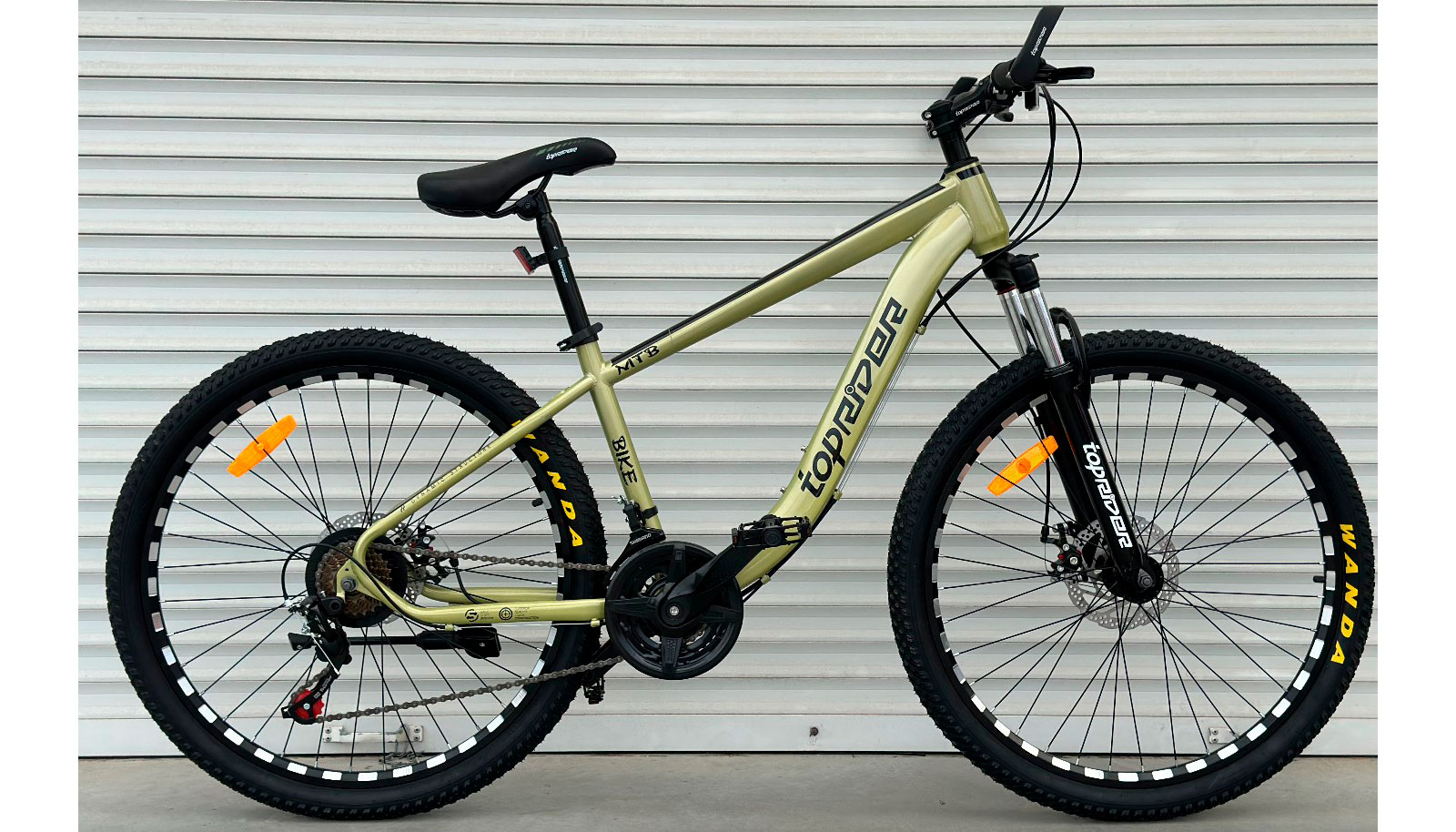 Фотография Велосипед Toprider Trail 550 26" размер S рама 15 2023 Зеленый