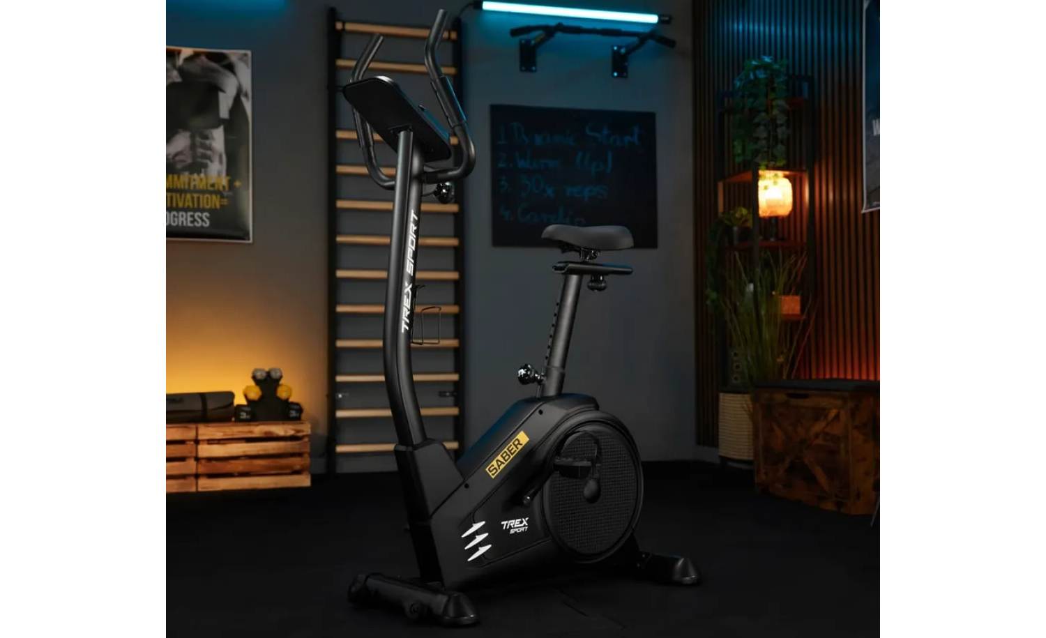 Велотренажер Trex Sport TX-750EB SABER электромагнитный черный 18