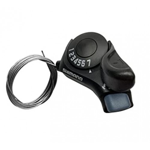Манетка Shimano Tourney SL-TX30 права 7шв, Чорний 2