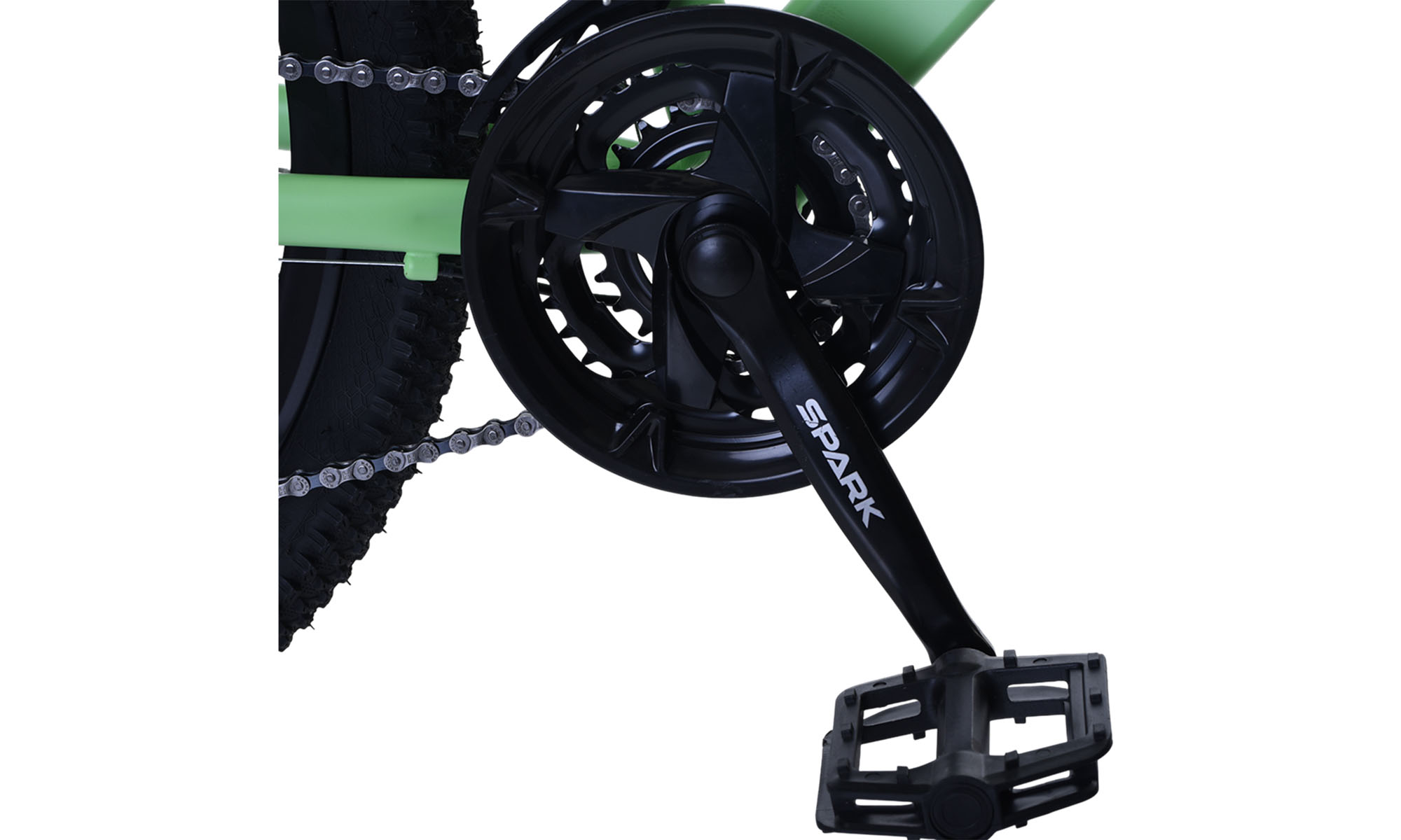 Велосипед SPARK AERO 24", розмір XXS, рама 12", рік 2026, салатовий 2