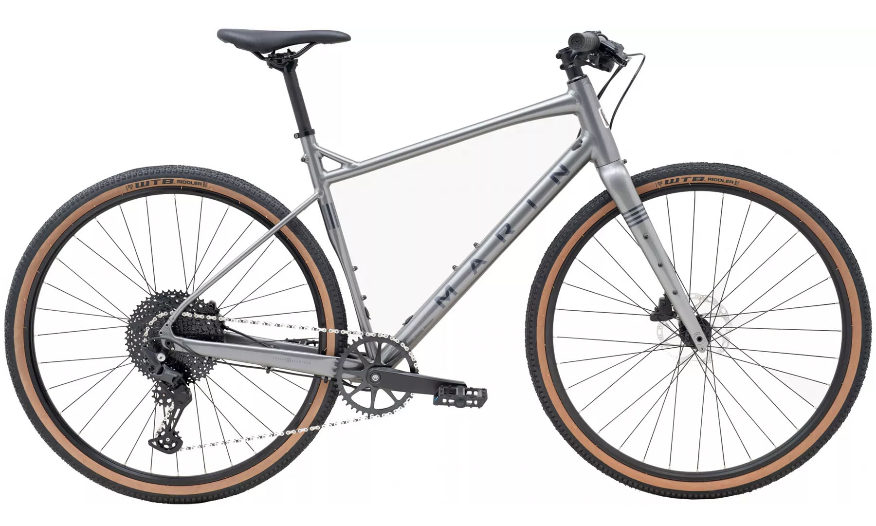 Фотографія Велосипед Marin DSX 1 28" рама XL 2024 Gloss Black Chrome/Charcoal