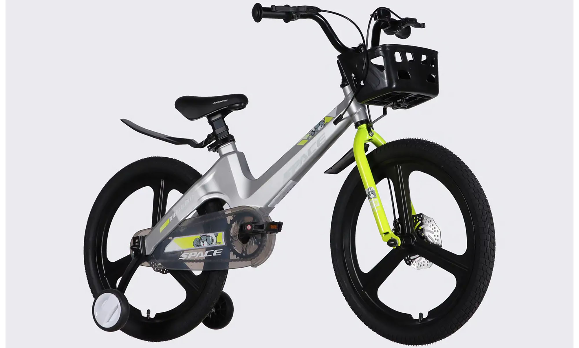 Велосипед SPACE KID MOON DD 20", размер XXS, рама-11,4", год 2026, серый 4
