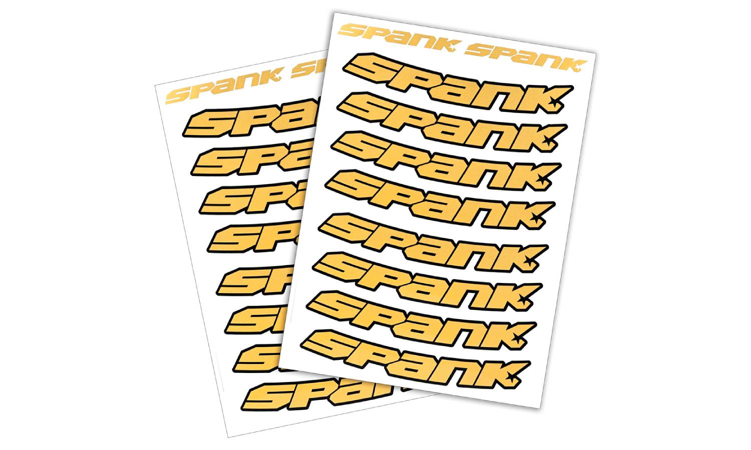 Набор наклеек на обода SPANK Decal kit, Yellow 2 Набор наклеек на обода SPANK Decal kit, Yellow 2