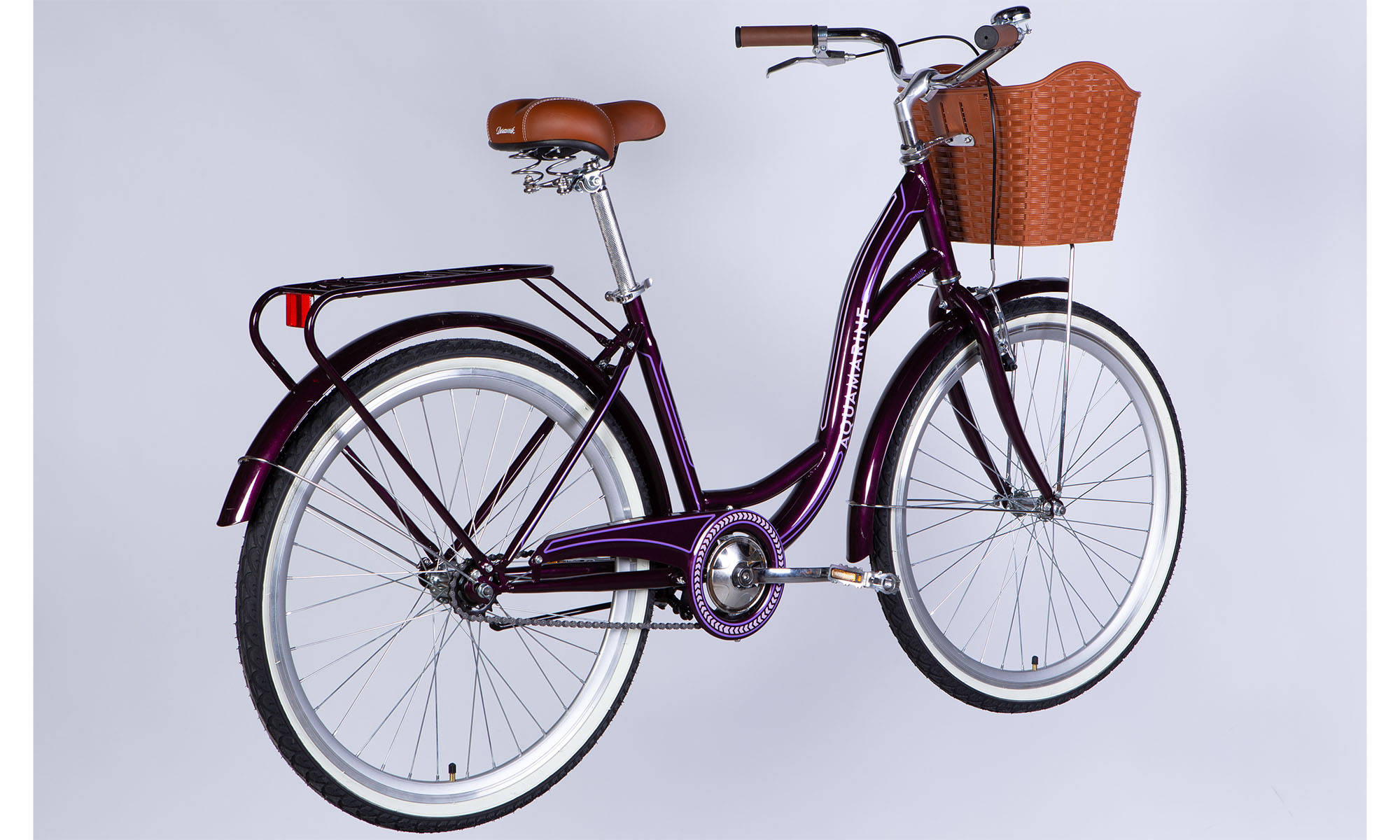 Фотография Велосипед Dorozhnik AQUAMARINE BH 28", размер L, рама- 19", 2025, темно-фиолетовый 5