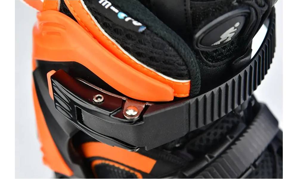 Фотографія Ролики дитячі розвішні Micro Champion orange-black розмір 29-32 4