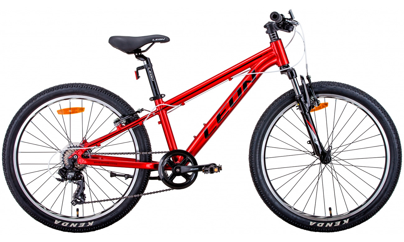 Велосипед Leon JUNIOR AM Vbr 24" (2021) 2021 Red 2 Велосипед Leon JUNIOR AM Vbr 24" (2021) 2021 Red 2