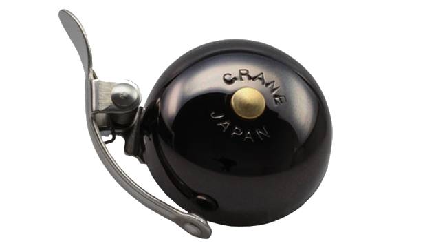 Звонок CRANE MINI SUZU, Neo Black, 45мм латунь, спейсер 3 Звонок CRANE MINI SUZU, Neo Black, 45мм латунь, спейсер 3