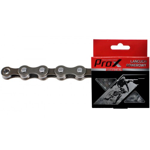 Ланцюг ProX S20 116 ланок 5-6ск, Сірий / коричневий 2