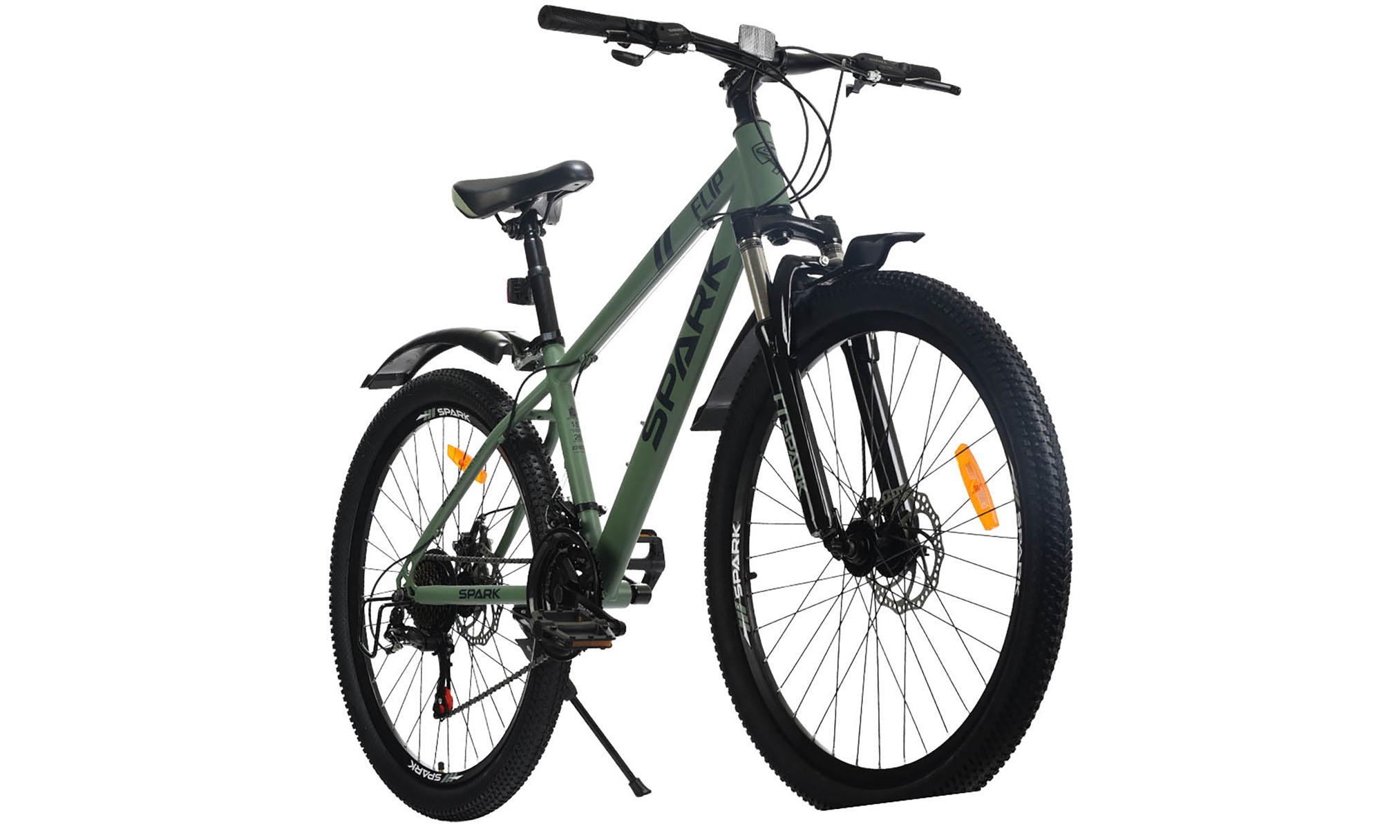 Велосипед SPARK FLIP 26", размер S, рама 15", год 2026, зеленый 3 Велосипед SPARK FLIP 26", размер S, рама 15", год 2026, зеленый 3